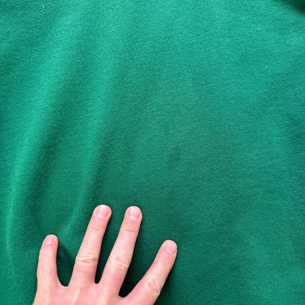 Men's Vintage 90's Polo Ralph Lauren Green Orange Pullover Rugby Shirt Sz Medium